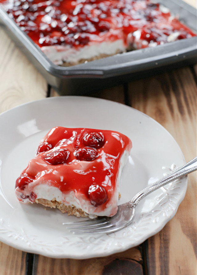 No Bake Cherry Cheesecake - I Dig Pinterest